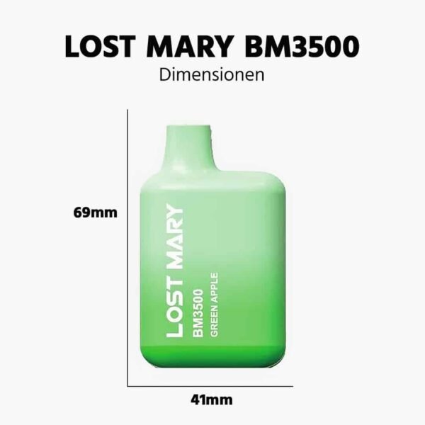 LOST MARY BM3500 | Green Apple - Image 2