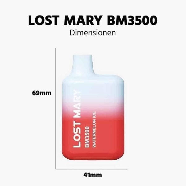 Lost Mary BM3500 | Watermelon ICE (frosted watermelon) - Image 2