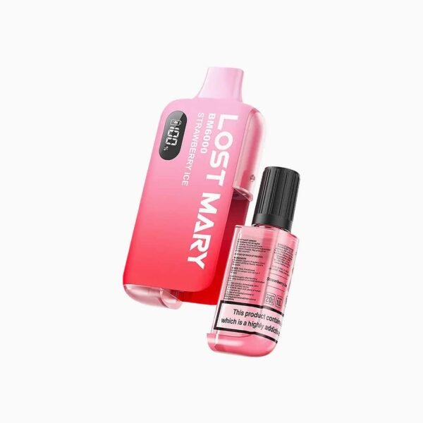 LOST MARY BM6000 | Strawberry Ice | Vape Kit up to 6000 puffs - Image 2