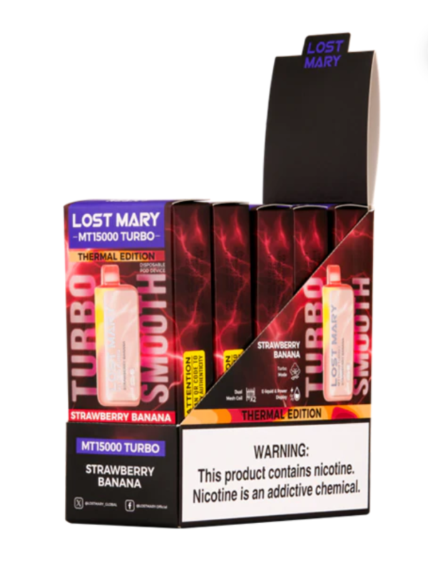 Lost Mary Strawberry Banana Lost Mary MT15000 Turbo - Image 2
