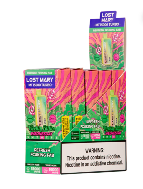 Refresh Fcuking Fab Lost Mary MT15000 Turbo (Wednesday) - Image 2